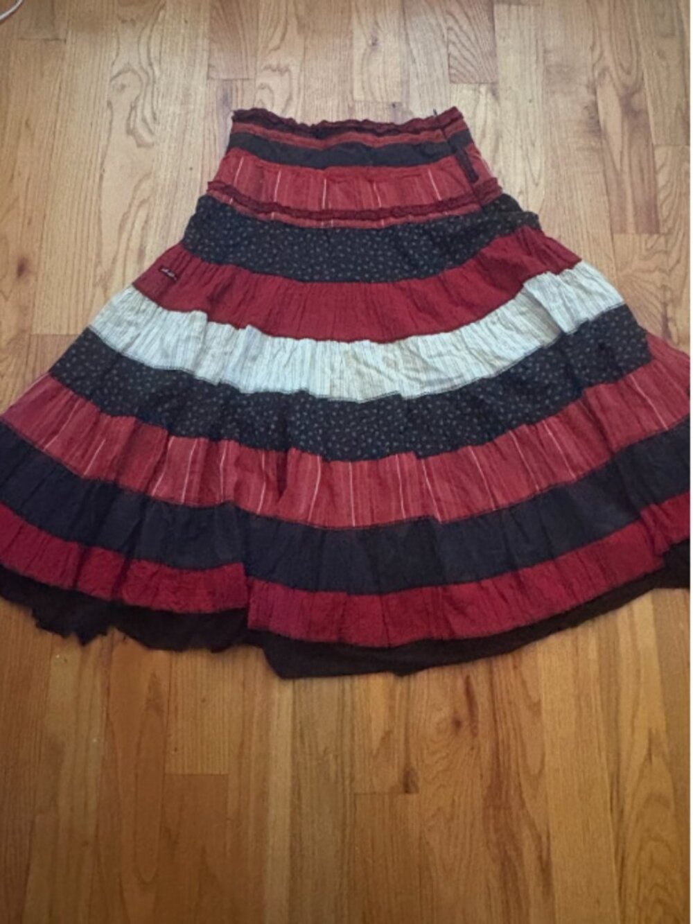 Jean Claude Zajac Paris tiered skirt